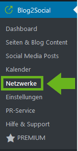 Blog2Social Netzwerke